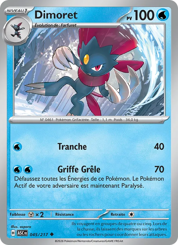 Dimoret Héros Transcendants 045/217