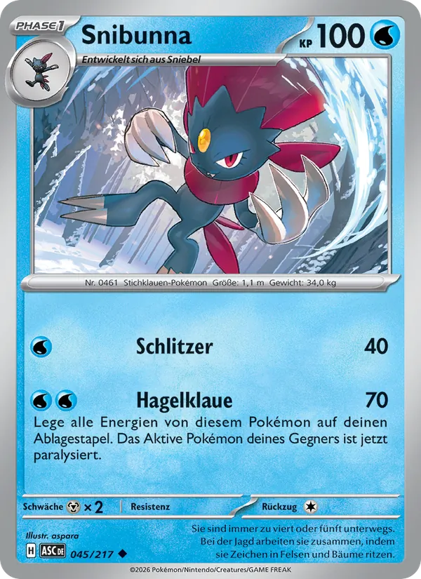 Snibunna Erhabene Helden 045/217