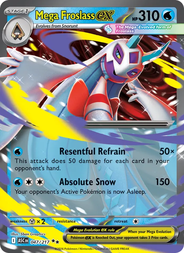 Mega Froslass ex Ascended Heroes 047/217