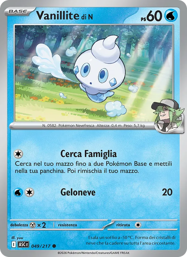 Vanillite di N Ascesa Eroica 049/217
