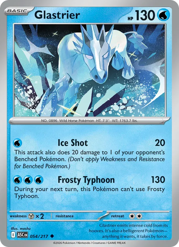 Glastrier Ascended Heroes 054/217
