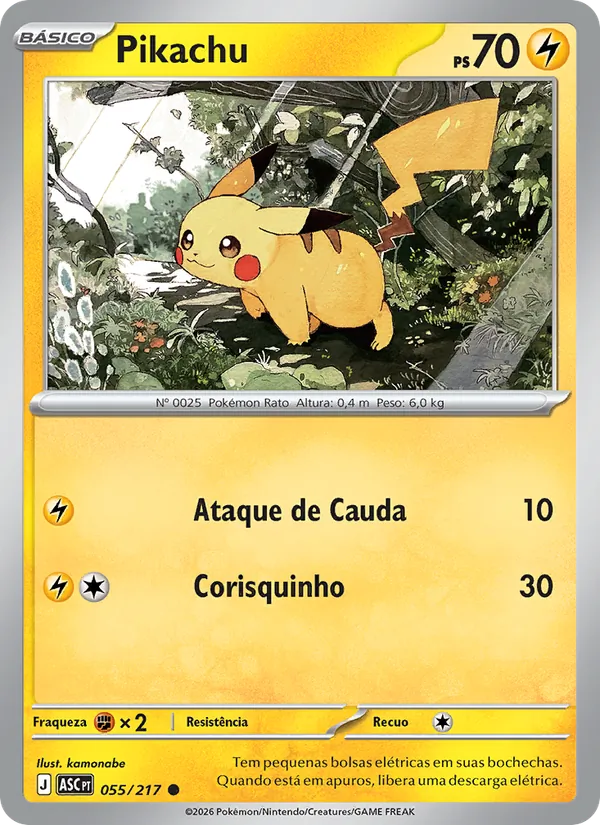 Pikachu Heróis Excelsos 055/217