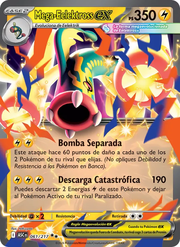 Mega-Eelektross ex Héroes Ascendentes 061/217
