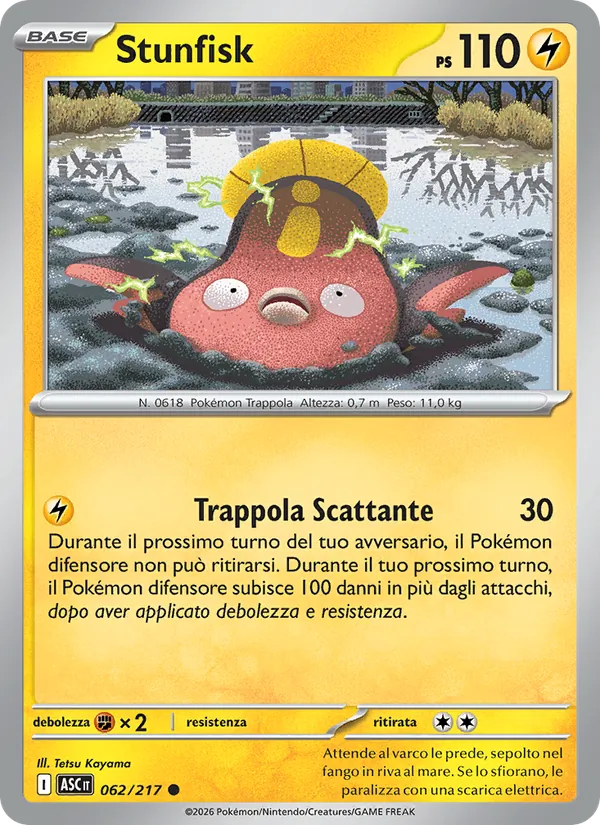 Stunfisk Ascesa Eroica 062/217