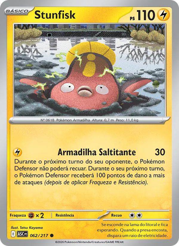 Stunfisk Heróis Excelsos 062/217