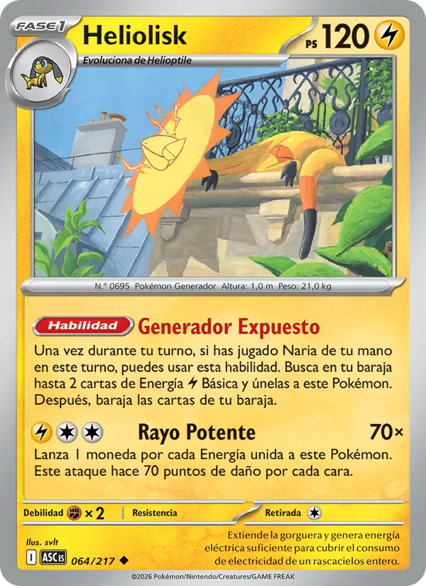 Heliolisk Héroes Ascendentes 064/217