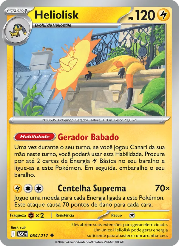 Heliolisk Heróis Excelsos 064/217