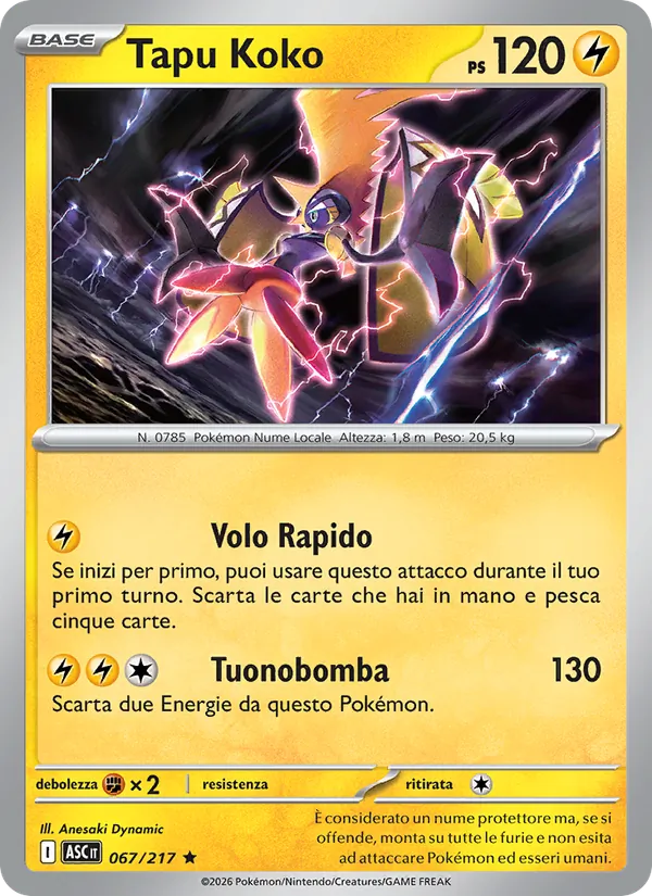 Tapu Koko Ascesa Eroica 067/217