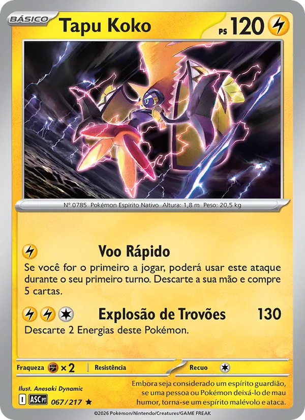 Tapu Koko Heróis Excelsos 067/217