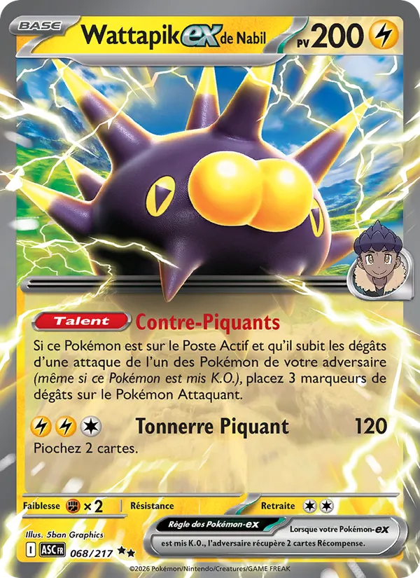 Wattapik-ex de Nabil Héros Transcendants 068/217