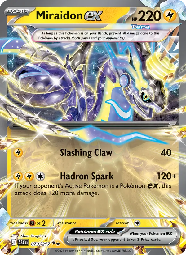 Miraidon ex Ascended Heroes 073/217