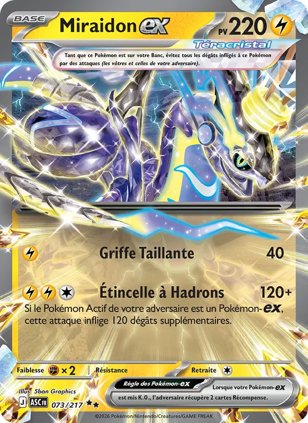 Miraidon-ex Héros Transcendants 073/217