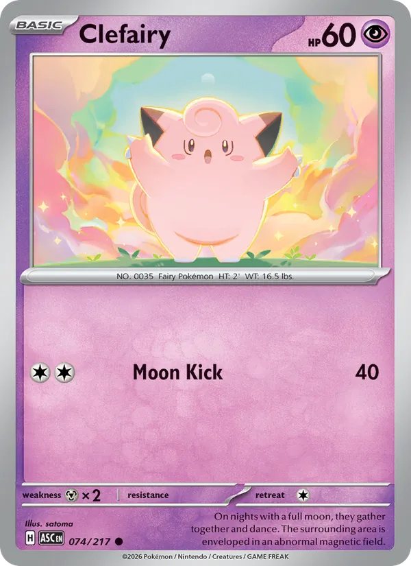 Clefairy Ascended Heroes 074/217