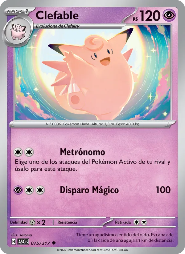 Clefable Héroes Ascendentes 075/217