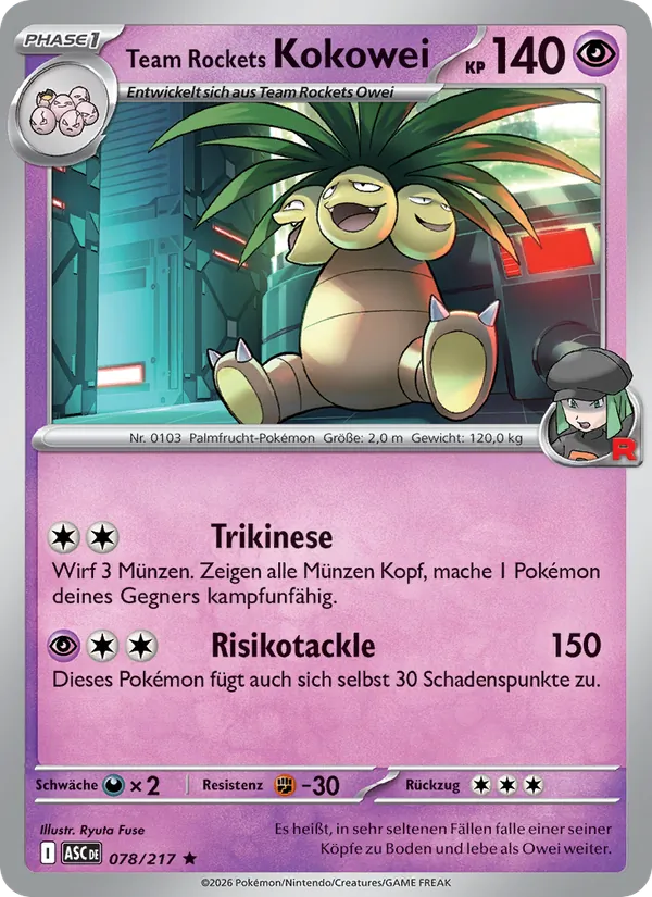 Team Rockets Kokowei Erhabene Helden 078/217