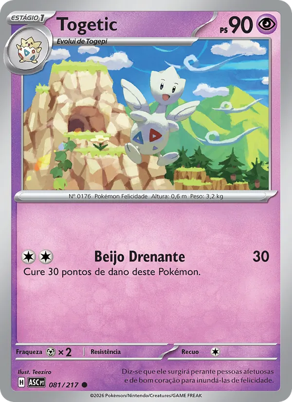 Togetic Heróis Excelsos 081/217