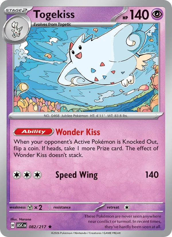 Togekiss Ascended Heroes 082/217