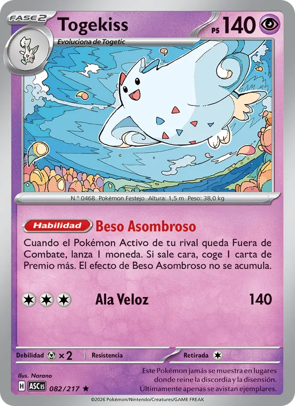 Togekiss Héroes Ascendentes 082/217