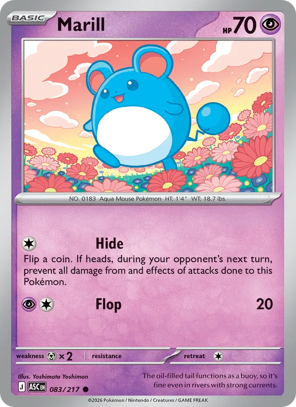 Marill Ascended Heroes 083/217