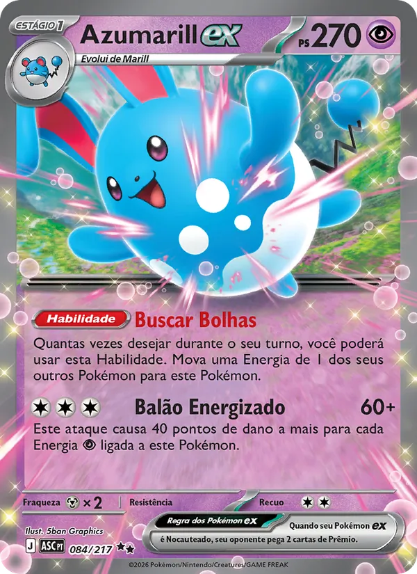 Azumarill ex Heróis Excelsos 084/217