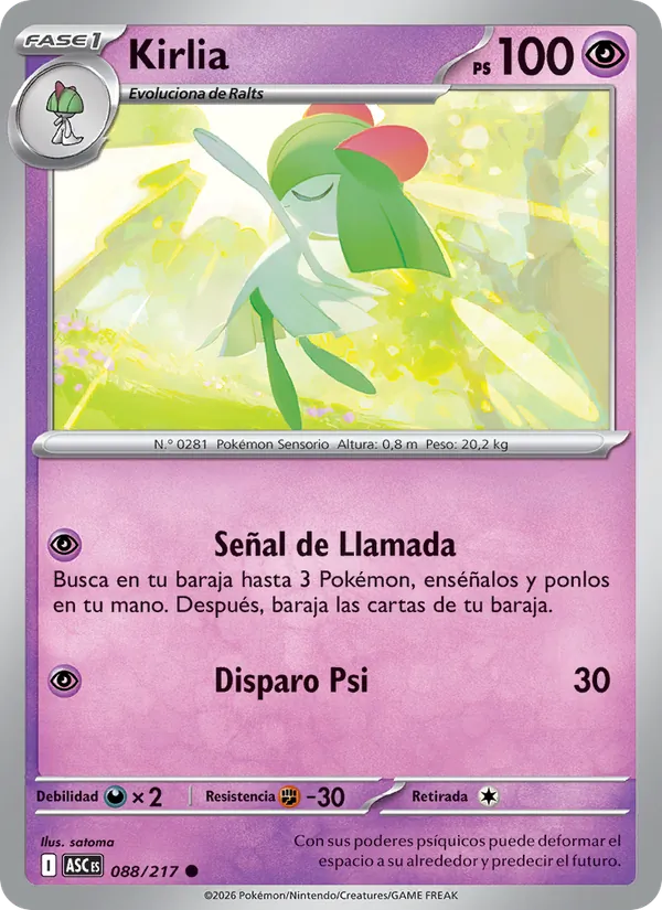 Kirlia Héroes Ascendentes 088/217