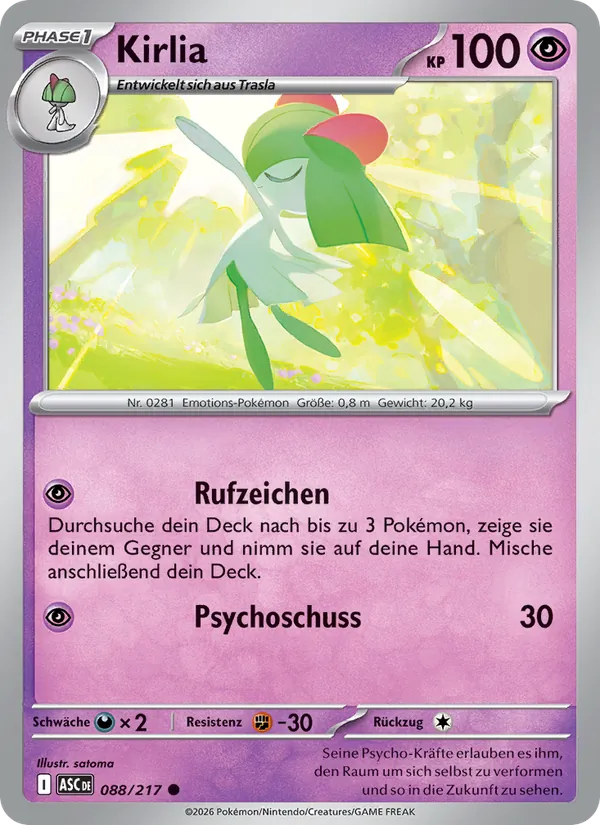 Kirlia Erhabene Helden 088/217