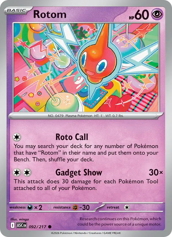 Rotom Ascended Heroes 092/217