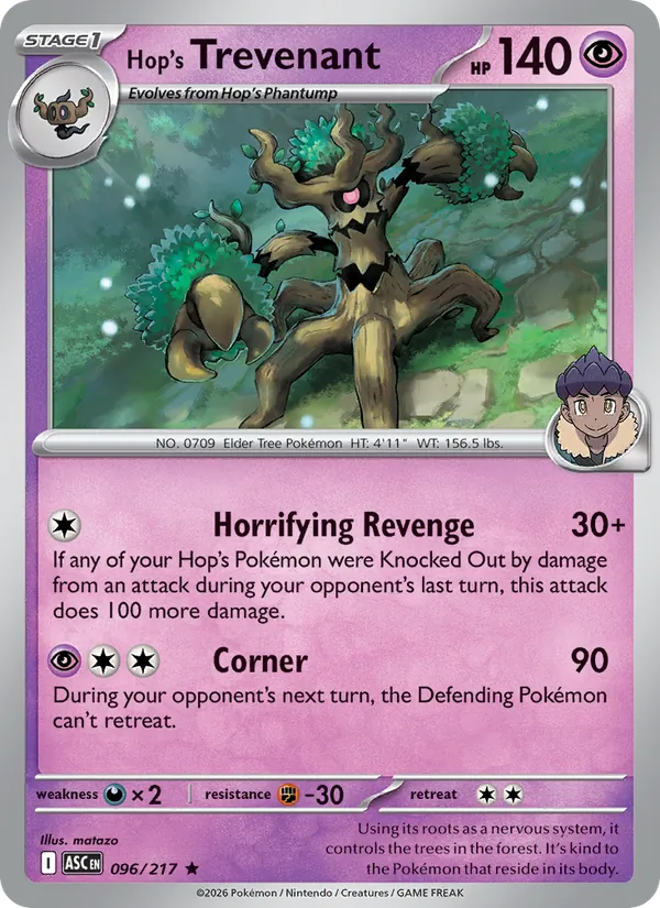 Hop's Trevenant Ascended Heroes 096/217