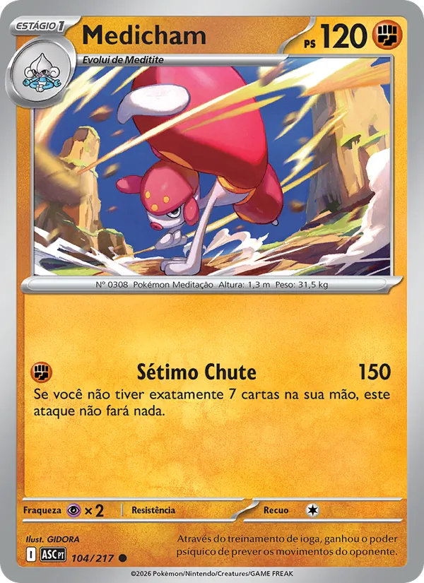 Medicham Heróis Excelsos 104/217