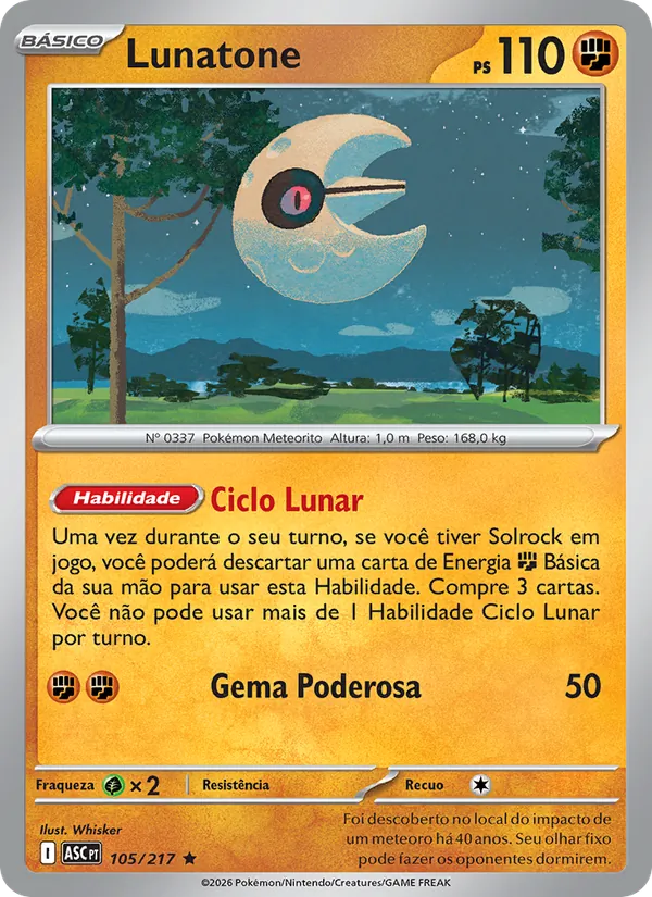 Lunatone Heróis Excelsos 105/217