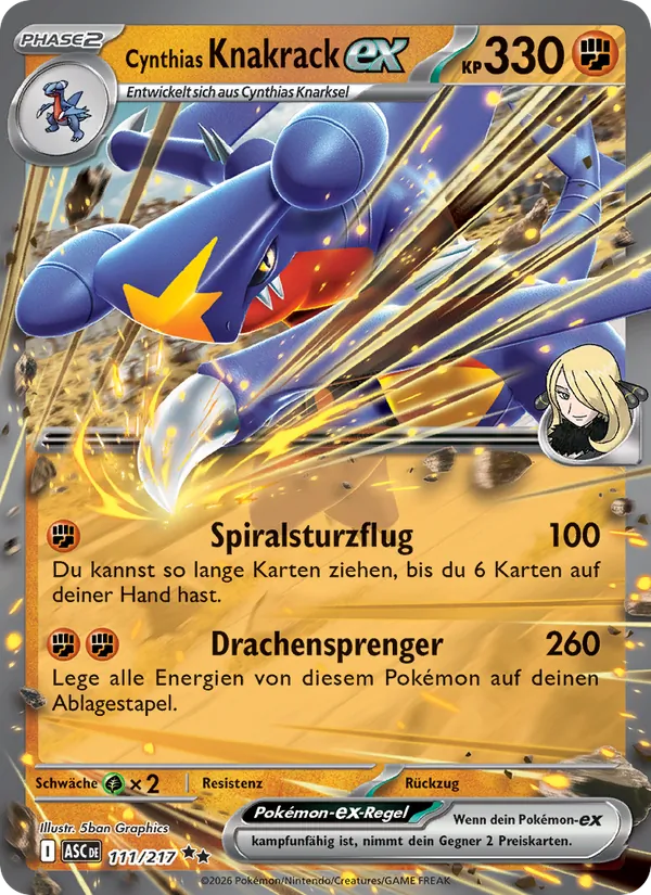 Cynthias Knakrack-ex Erhabene Helden 111/217