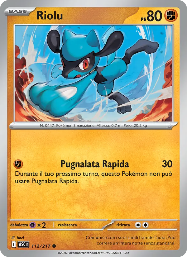 Riolu Ascesa Eroica 112/217