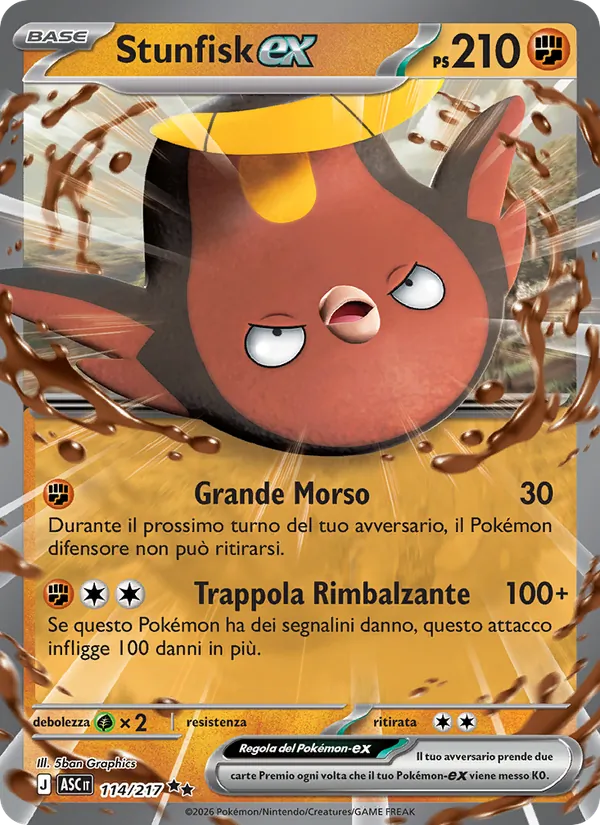 Stunfisk-ex Ascesa Eroica 114/217