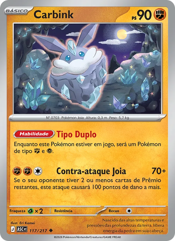 Carbink Heróis Excelsos 117/217