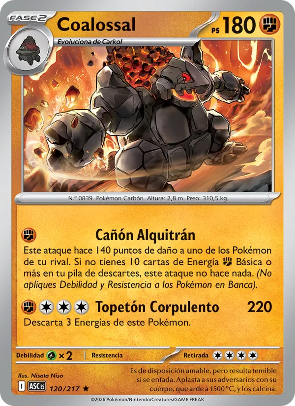 Coalossal Héroes Ascendentes 120/217