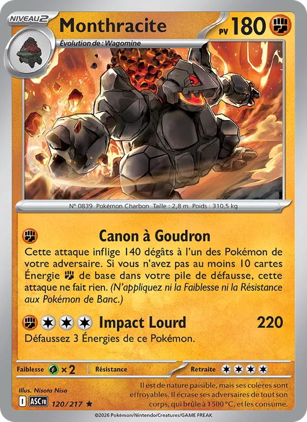 Monthracite Héros Transcendants 120/217