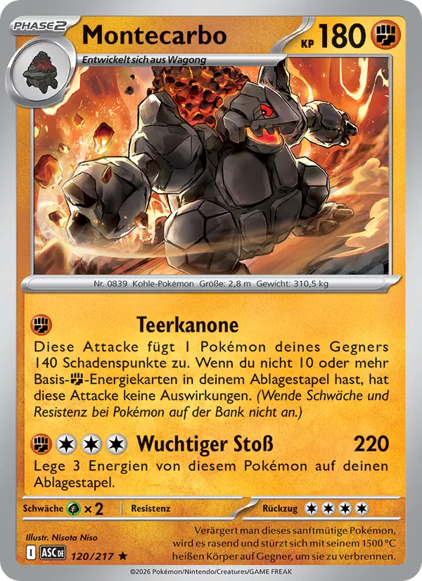 Montecarbo Erhabene Helden 120/217