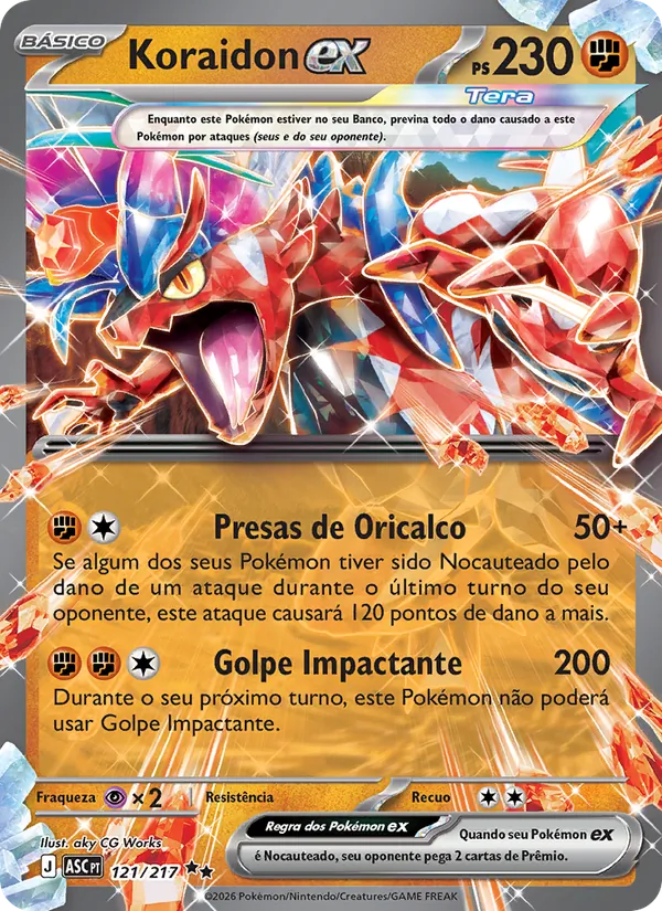 Koraidon ex Heróis Excelsos 121/217