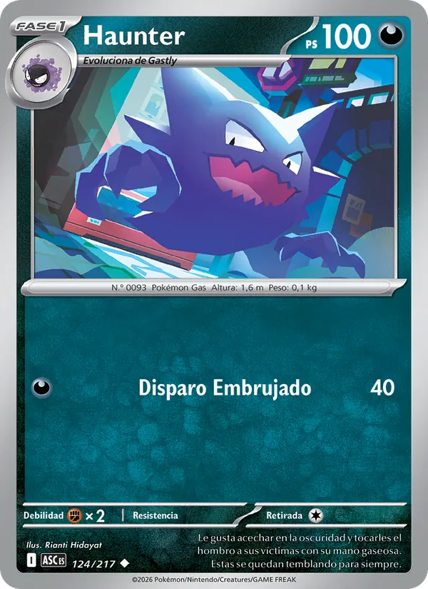 Haunter Héroes Ascendentes 124/217