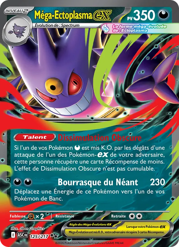Méga-Ectoplasma-ex Héros Transcendants 125/217