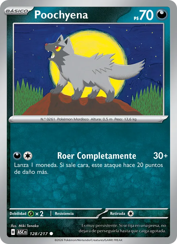 Poochyena Héroes Ascendentes 128/217