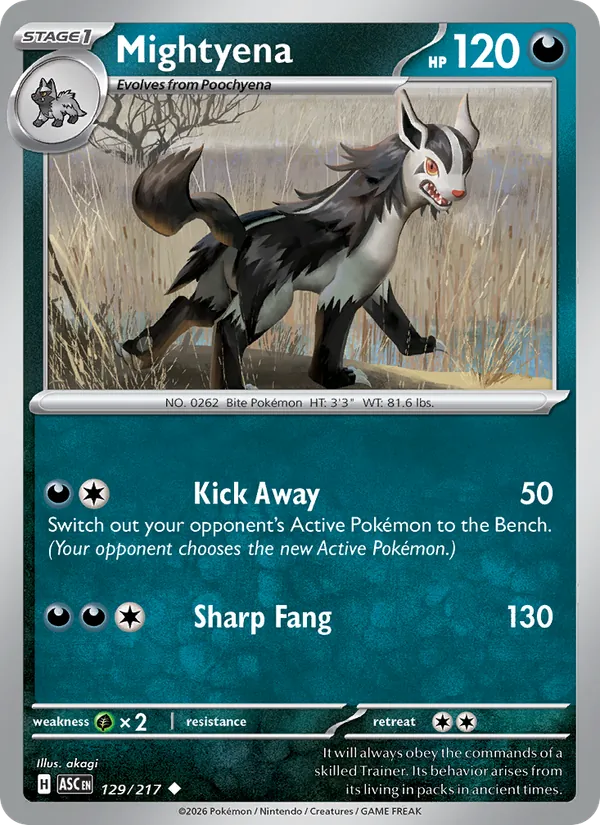 Mightyena Ascended Heroes 129/217