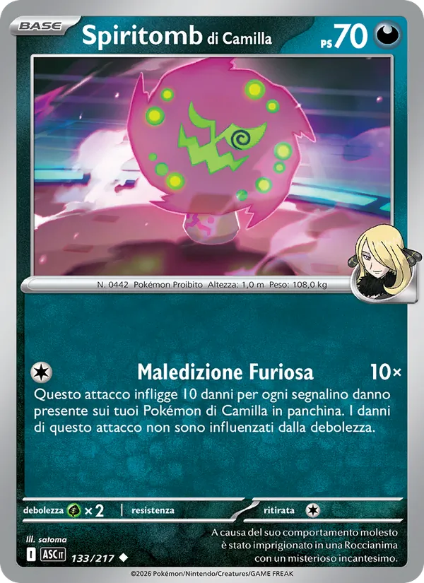 Spiritomb di Camilla Ascesa Eroica 133/217