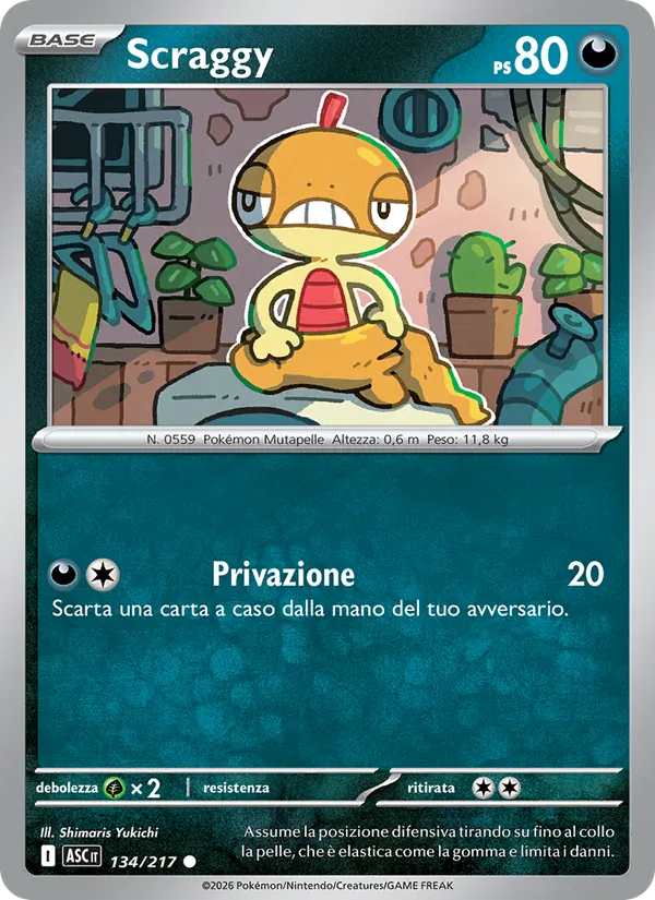 Scraggy Ascesa Eroica 134/217