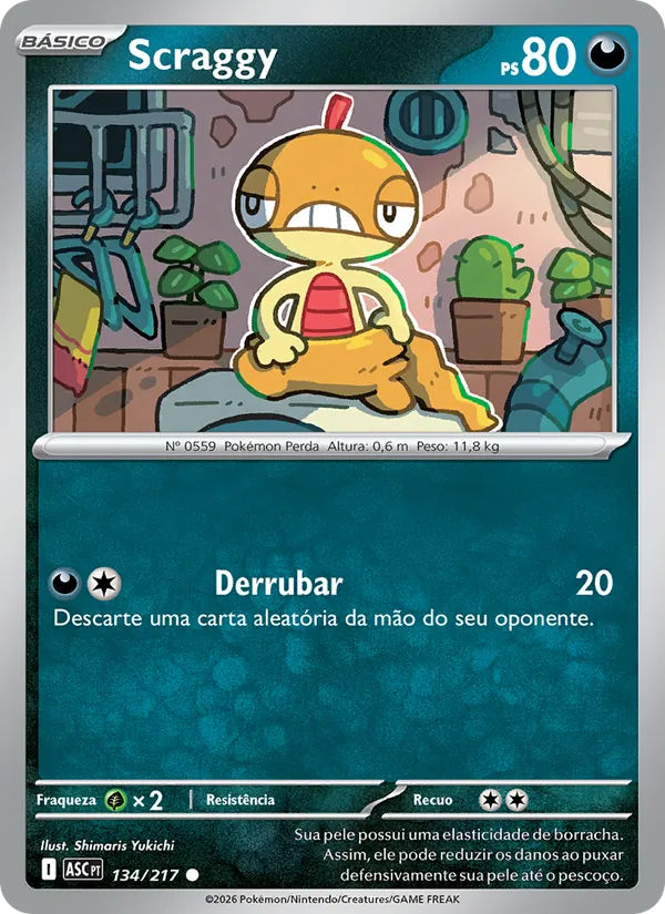 Scraggy Heróis Excelsos 134/217