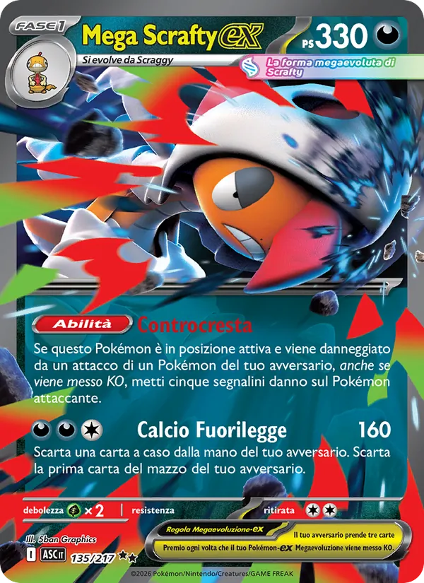 Mega Scrafty-ex Ascesa Eroica 135/217