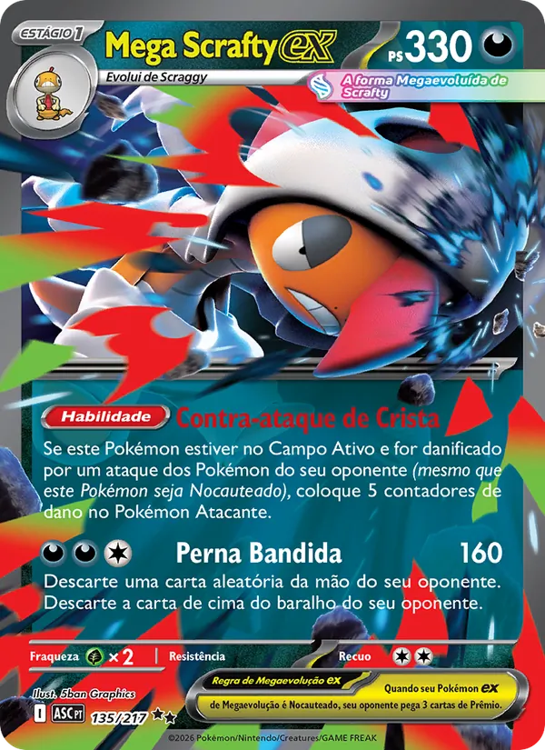 Mega Scrafty ex Heróis Excelsos 135/217