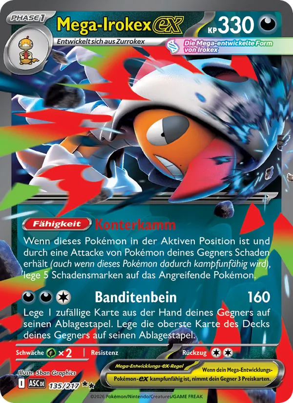 Mega-Irokex-ex Erhabene Helden 135/217