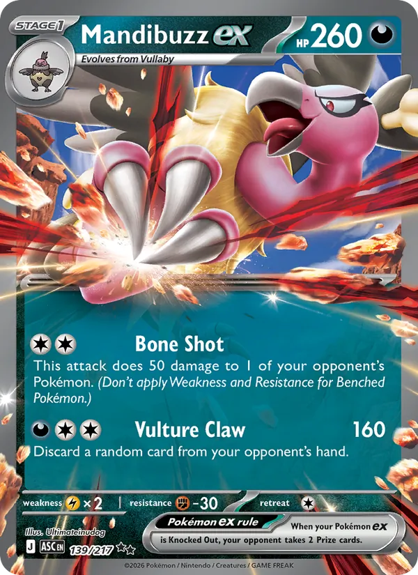 Mandibuzz ex Ascended Heroes 139/217