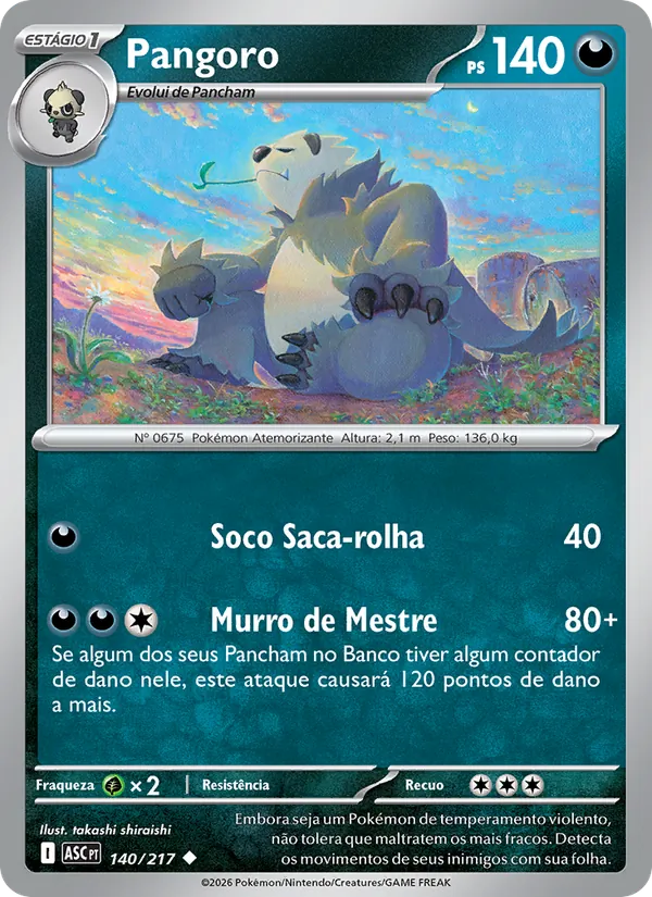 Pangoro Heróis Excelsos 140/217